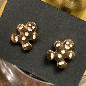 Gingerbread Man Stud Earrings